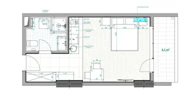 Квартира 2 комнаты в Батуми, Грузия