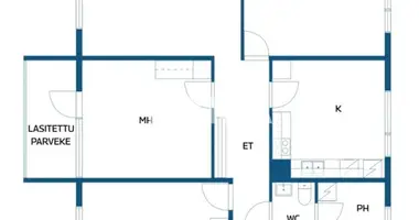 3 bedroom apartment in Helsinki sub-region, Finland