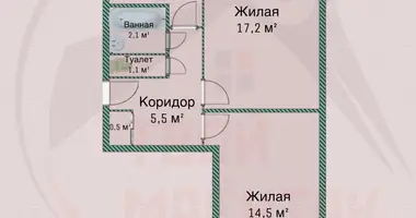 Квартира 2 комнаты в Минск, Беларусь