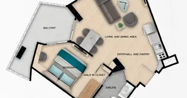 1 room apartment in Rawai, Thailand