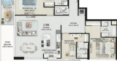 2 bedroom apartment in Dubai, United Arab Emirates
