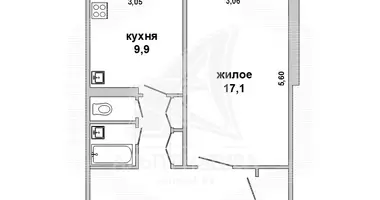 Apartamento 1 habitación en Brest, Belarús