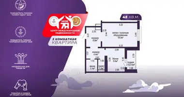 2 room apartment in Minsk, Belarus