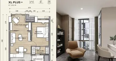 Apartamento 1 habitación en Karon, Tailandia