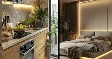 Wohnung 2 Schlafzimmer in Pattaya, Thailand