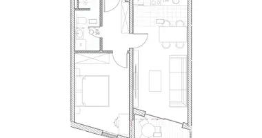 Appartement 1 chambre dans Boreti, Monténégro