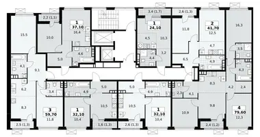 1 room apartment in Moscow, Russia