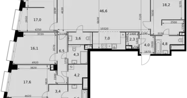 Appartement 5 chambres dans Moscou, Russie