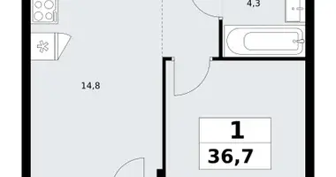 Appartement 1 chambre dans Kommunarka, Russie