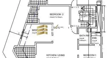 Wohnung 3 Schlafzimmer in Mosta, Malta