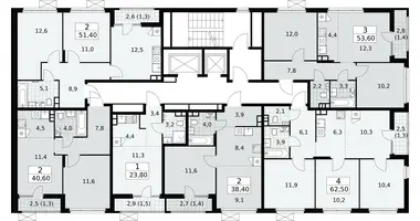 Mieszkanie 4 pokoi w Troick, Rosja