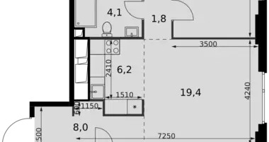 Appartement 4 chambres dans Moscou, Russie