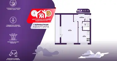 Wohnung 1 zimmer in Minsk, Belarus