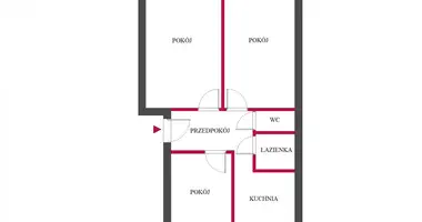 Appartement 3 chambres dans Lodz, Pologne