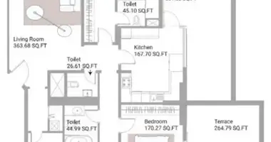 Wohnung 3 Schlafzimmer in Adschman, Vereinigte Arabische Emirate