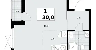 Appartement 1 chambre dans Kommunarka, Russie
