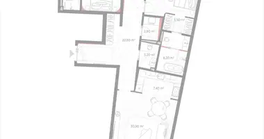 Квартира 2 комнаты в Москва, Россия