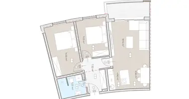 Mieszkanie 2 pokoi w Boreti, Czarnogóra