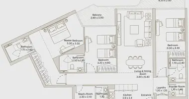 3 bedroom apartment in Dubai, United Arab Emirates