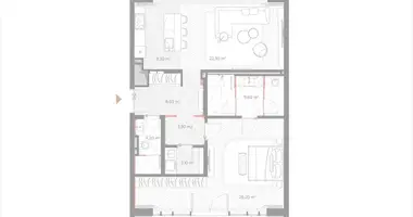 Appartement 1 chambre dans Moscou, Russie