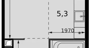 Студия 1 комната в Москва, Россия