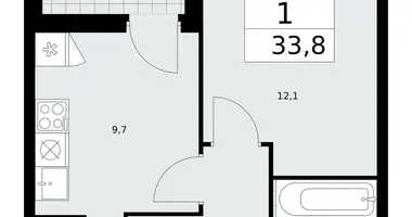 Wohnung 1 zimmer in Kommunarka, Russland