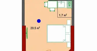 Студия 1 комната в Батуми, Грузия