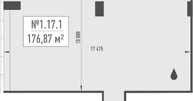 Oficina 177 m² en Moscú, Rusia