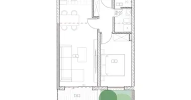 Квартира 1 комната в Boreti, Черногория