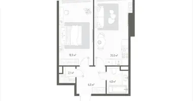 1 room apartment in Russia