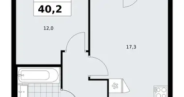 Apartamento 1 habitación en Kommunarka, Rusia