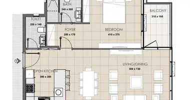 1 bedroom apartment in Dubai, United Arab Emirates