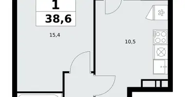 Apartamento 1 habitación en Kommunarka, Rusia