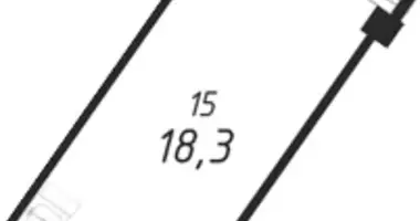 Büro 18 m² in Moskau, Russland