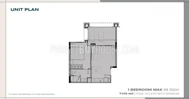 Wohnung 1 Schlafzimmer in Choeng Thale, Thailand