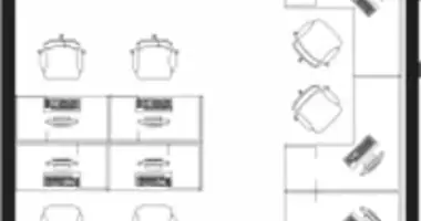Büro 44 m² in Moskau, Russland