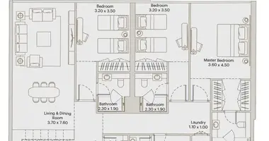 3 bedroom apartment in Dubai, United Arab Emirates