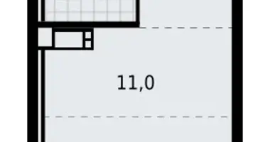 1 room apartment in Krasnoye Selo, Russia