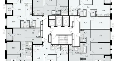 4 room apartment in Kommunarka, Russia