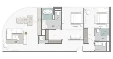 Apartamento 2 habitaciones en Ras al-Jaima, Emiratos Árabes Unidos