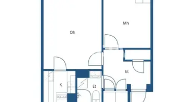 Mieszkanie 2 pokoi w Helsinki sub region, Finlandia
