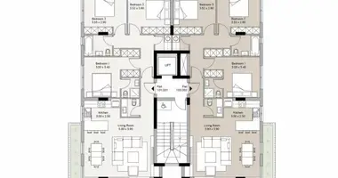 Mieszkanie 3 pokoi w Limassol, Cypr