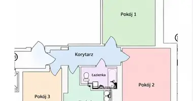 3 room apartment in Warsaw, Poland