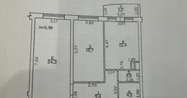 Wohnung 2 zimmer in Odessa, Ukraine