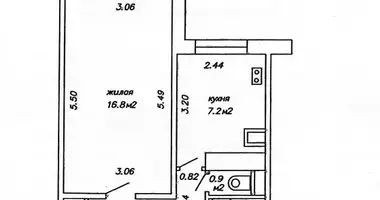 1 room apartment in Minsk, Belarus