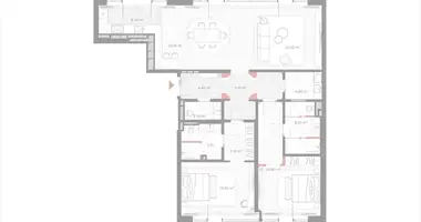 Apartamento 2 habitaciones en Moscú, Rusia