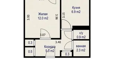 Квартира 1 комната в Минск, Беларусь
