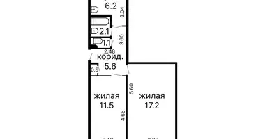 Квартира 2 комнаты в Минск, Беларусь