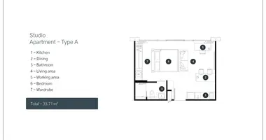 Studio apartment 1 bedroom in Rawai, Thailand