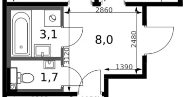 Квартира 2 комнаты в Ленинский городской округ, Россия